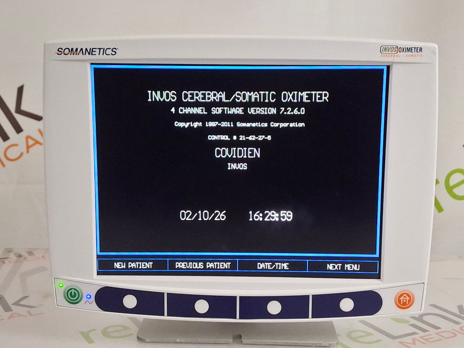 Somanetics Invos 5100C Cerebral Oximeter Monitor