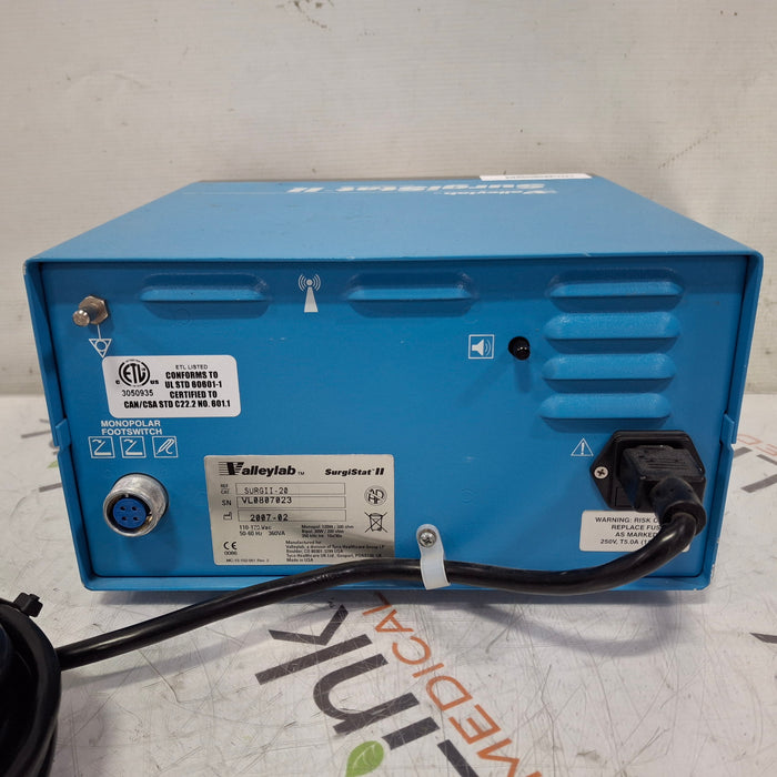 Covidien Valleylab Surgistat II Electrosurgical Unit