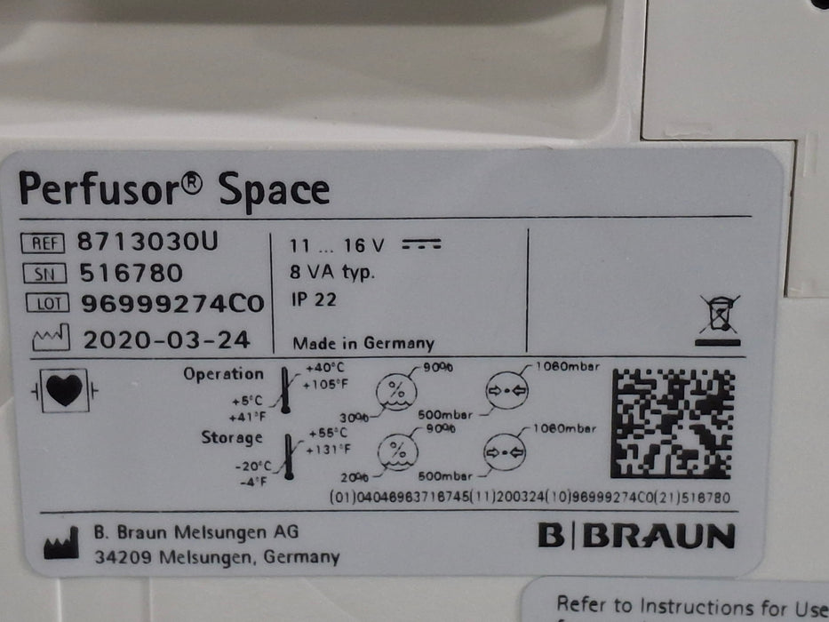 B. Braun Perfusor Space Syringe Pump