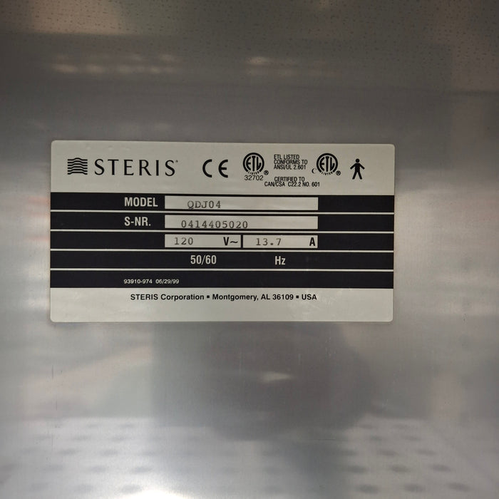Steris QDJ04 Dual Compartment Warming Cabinet