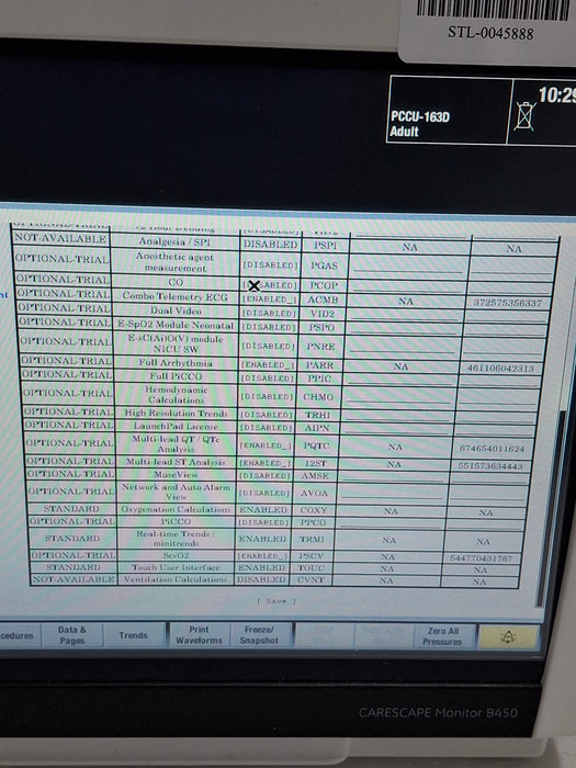 GE Healthcare Carescape B450 Critical Care Patient Monitor