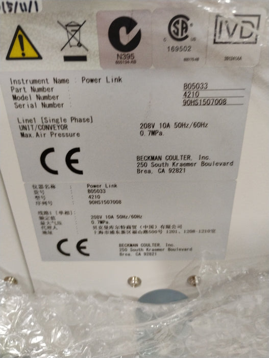 Beckman Coulter B05033 Power Link System
