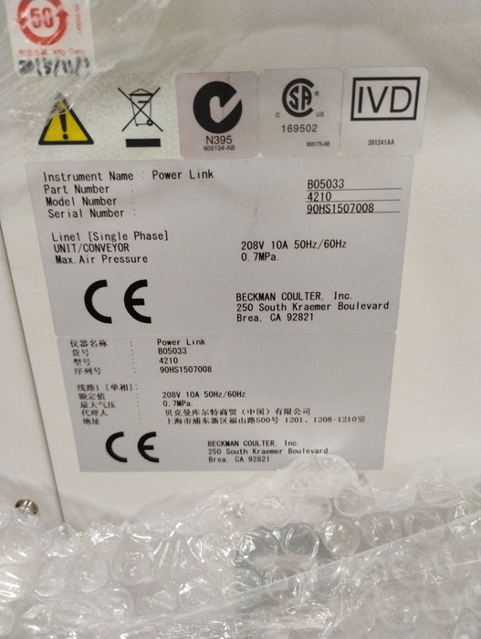 Beckman Coulter B05033 Power Link System