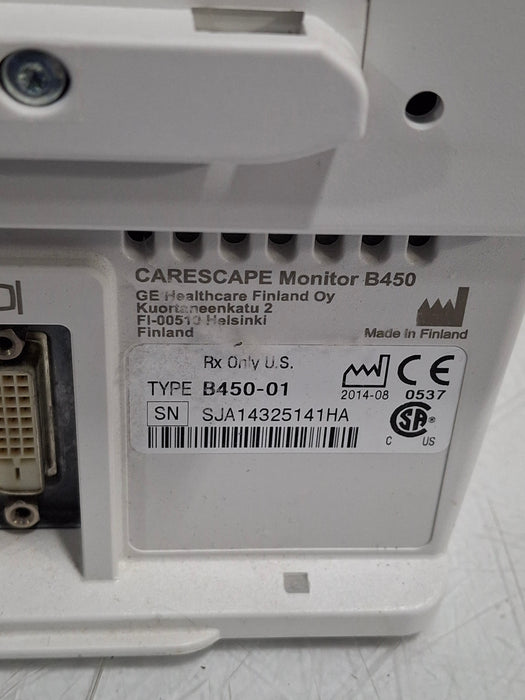 GE Healthcare Carescape B450 Patient Monitor