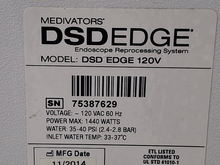 Medivators Medivators DSD Edge Endoscope Reprocessor Sterilizers & Autoclaves reLink Online