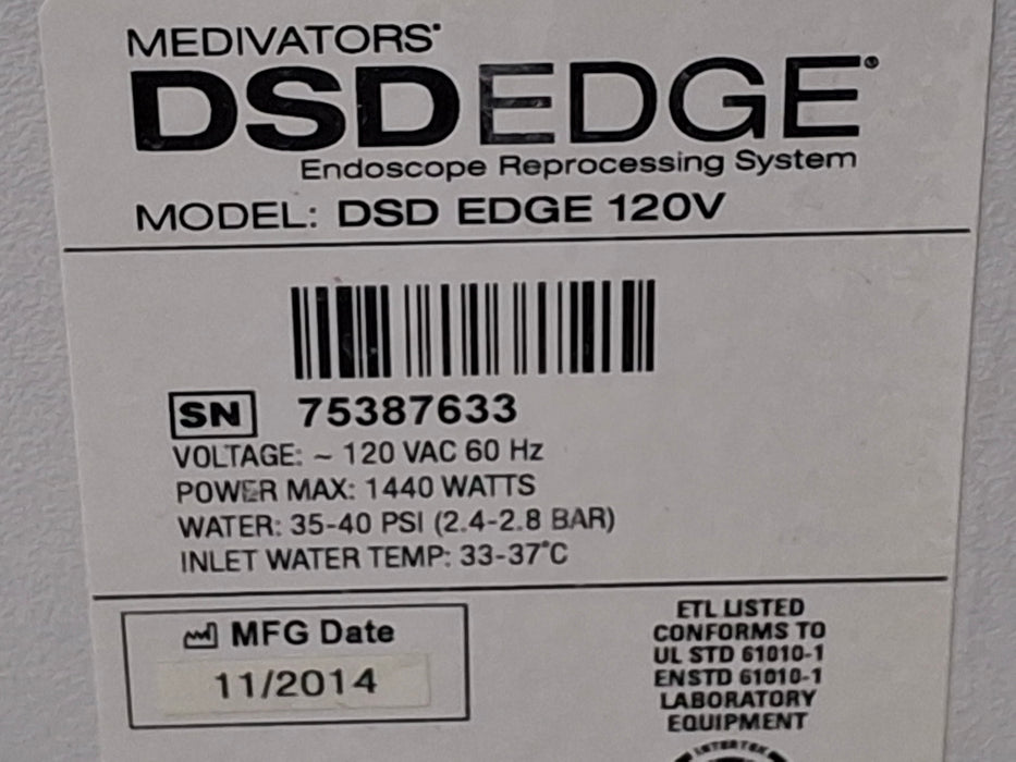 Medivators DSD Edge Endoscope Reprocessor