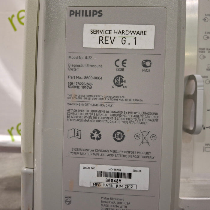 Philips IU22 Ultrasound