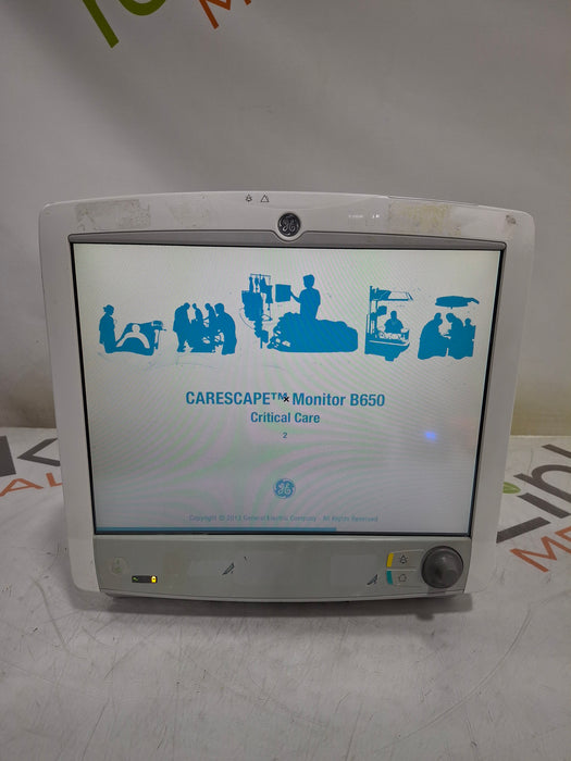 GE Healthcare Carescape B650 Critical Care Patient Monitor