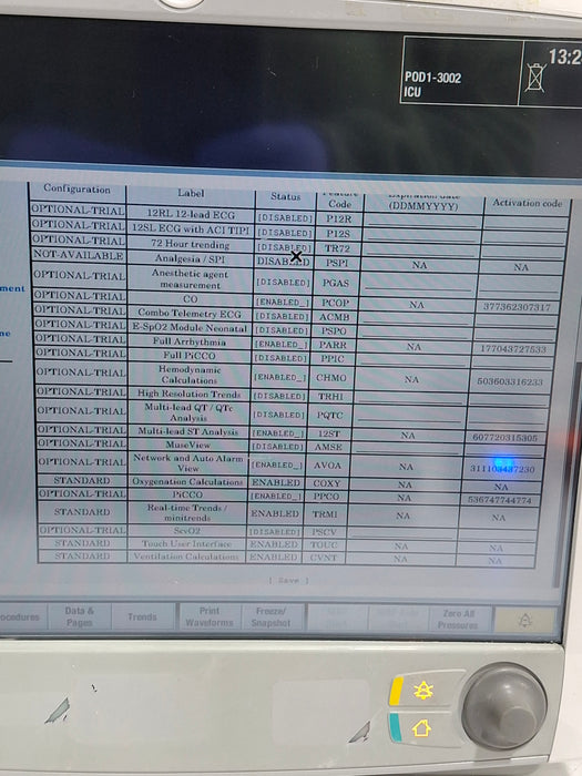 GE Healthcare Carescape B650 Critical Care Patient Monitor