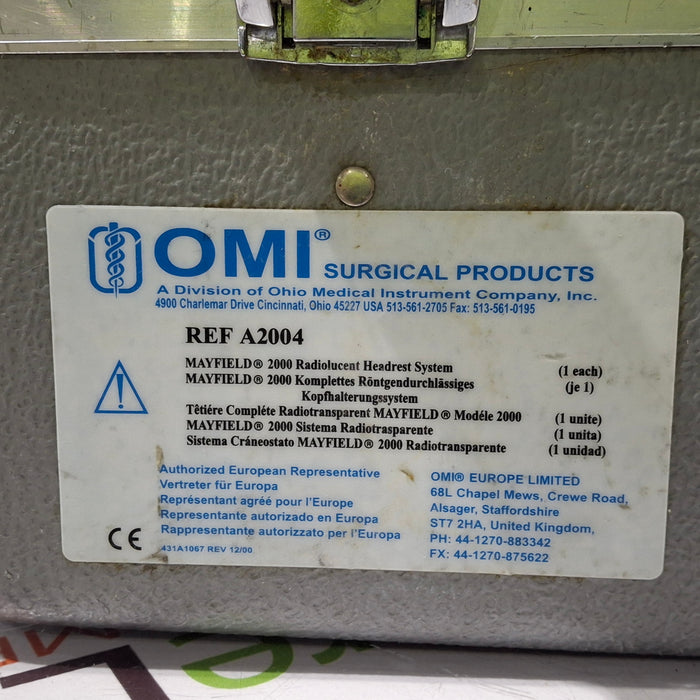 OMI Surgical Products Mayfield Head Rest