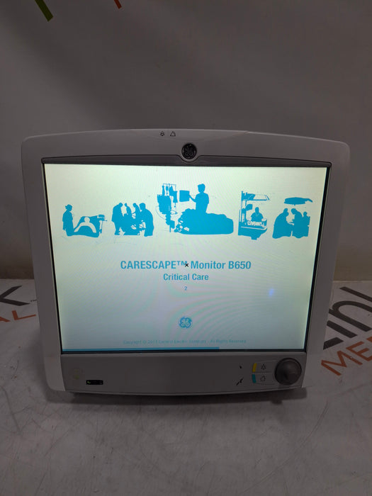 GE Healthcare Carescape B650 Critical Care Patient Monitor