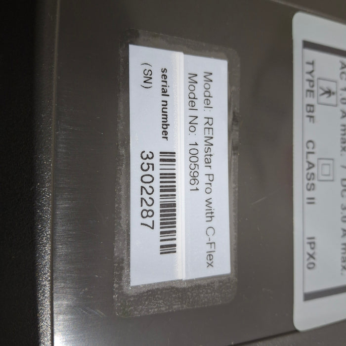 Respironics REMStar Pro Series w/ C-Flex