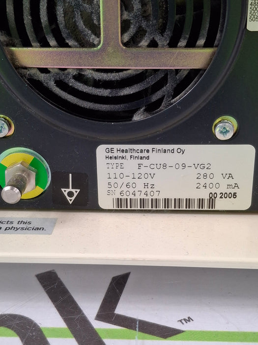 Datex-Ohmeda F-CU8 Multi-Parameter Anesthesia Monitor