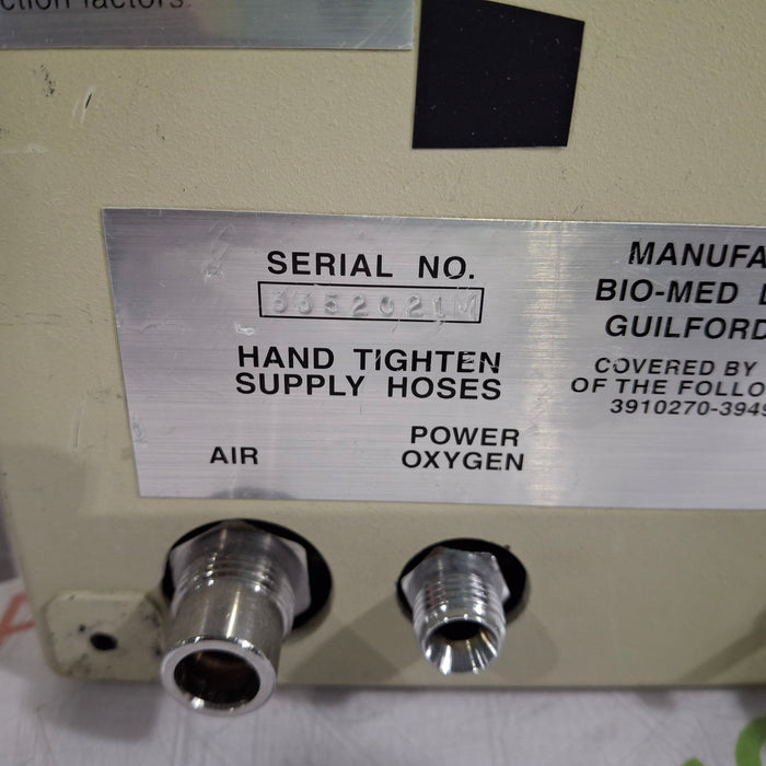 Bio-Med Devices MVP-10 Ventilator