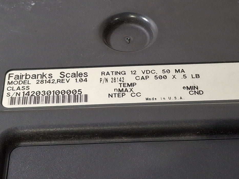 Fairbanks Scale 28142 TeleWeigh Scale