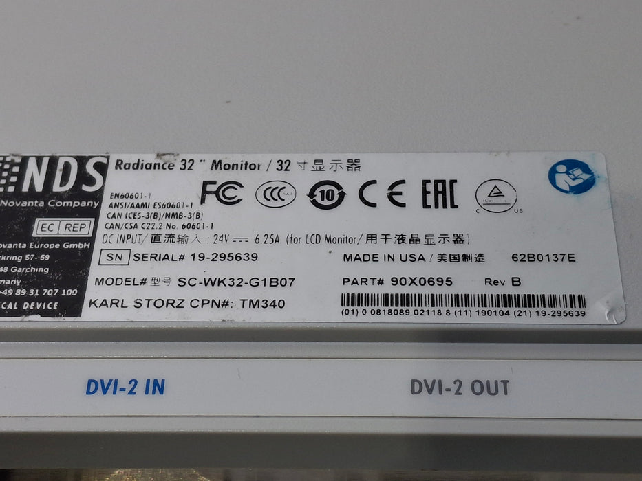 Karl Storz 32" 4K Surgical Display