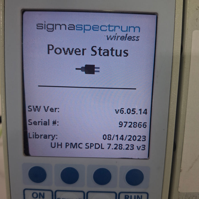Baxter Sigma Spectrum 6.05.14 without Battery Infusion Pump