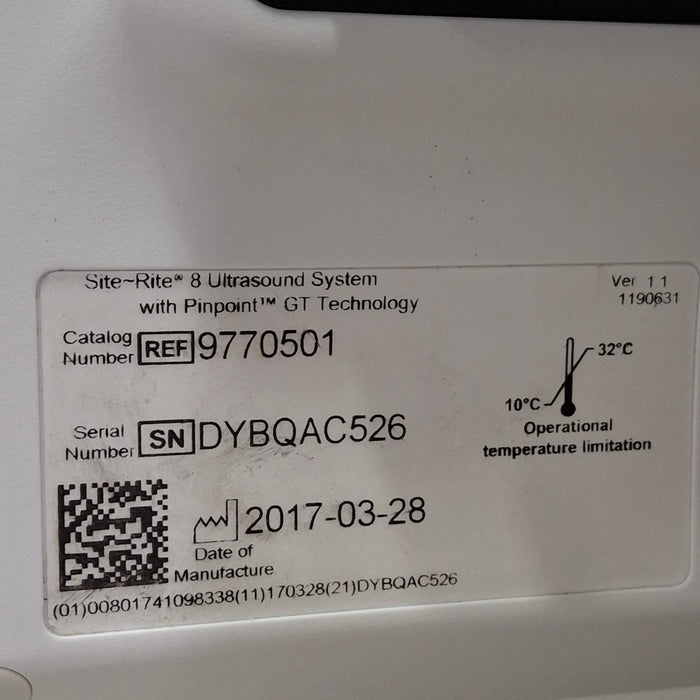 Bard Medical Site Rite 8 Vascular Ultrasound