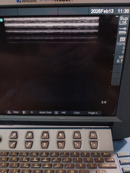 Sonosite MicroMaxx L25e/13-6 MHz P07634-10 Transducer