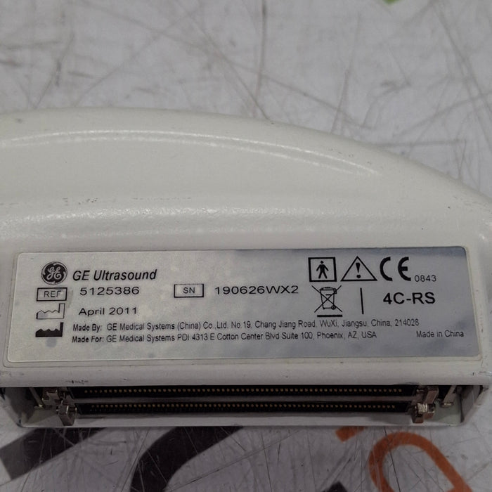 GE Healthcare 4C-RS Convex Array Transducer
