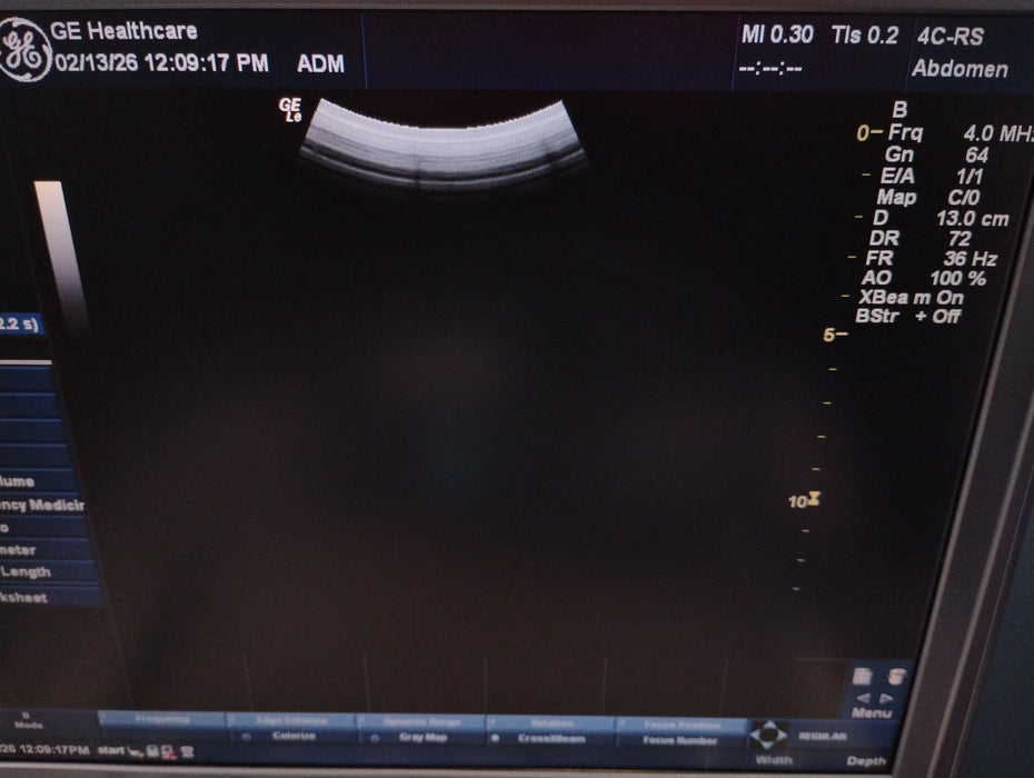 GE Healthcare 4C-RS Convex Array Transducer