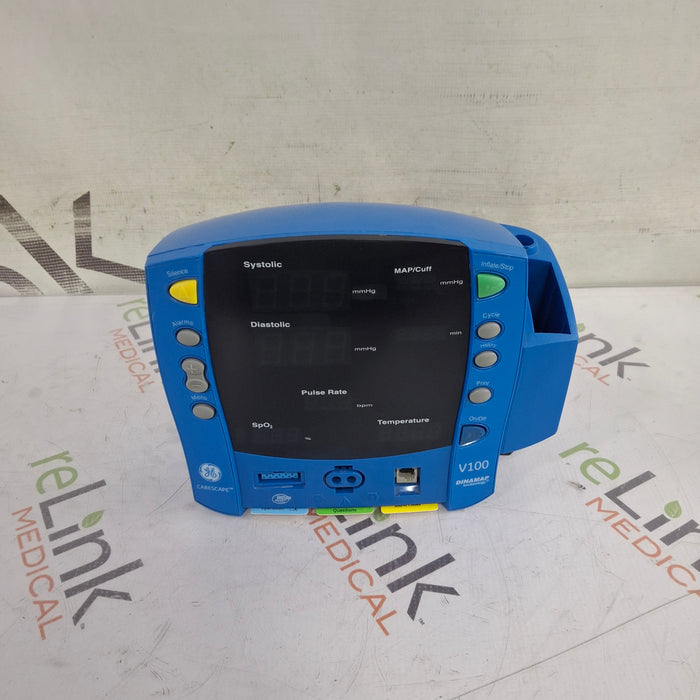 GE Healthcare Dinamap V100 - NIBP, SpO2, Temp Vital Signs Monitor