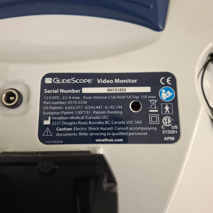 Verathon Medical, Inc Glidescope Video Laryngoscope