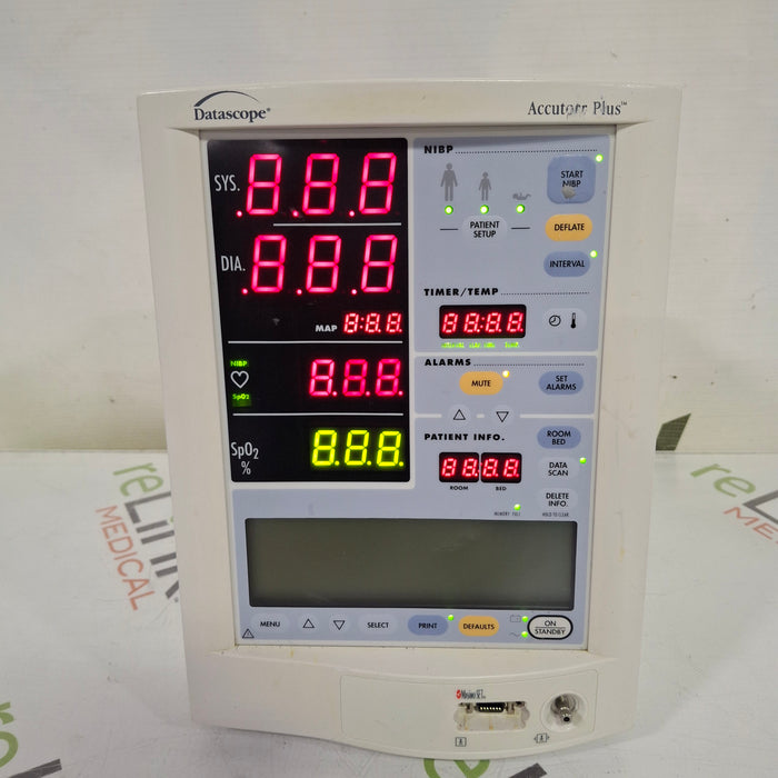 Datascope Accutorr Plus Vital Signs Monitor