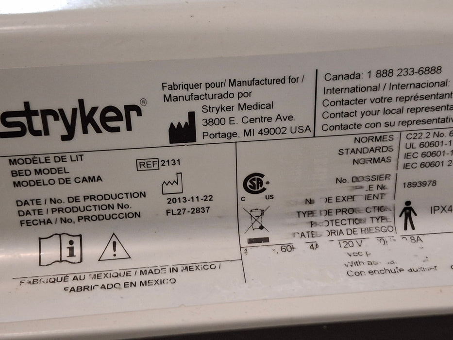 Stryker 2131 InTouch Bed