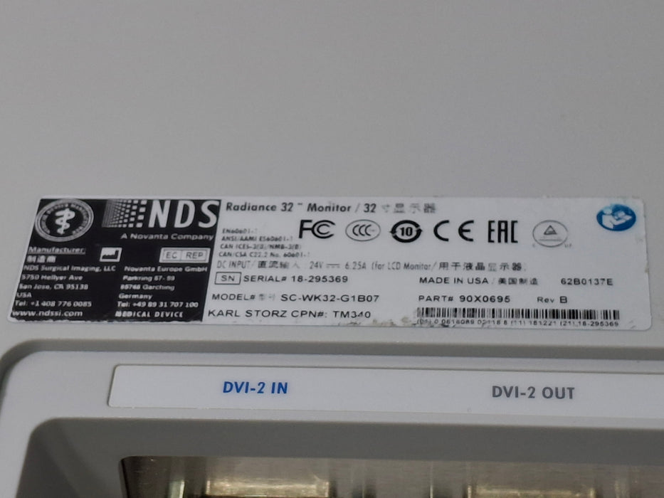Karl Storz 32" 4K Surgical Display