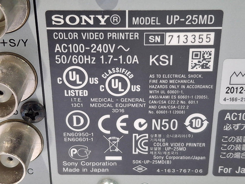 Sony UP-25MD Imager / Printer