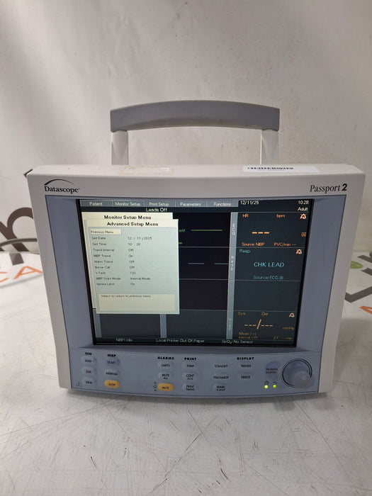 Datascope Passport 2 Patient Monitor