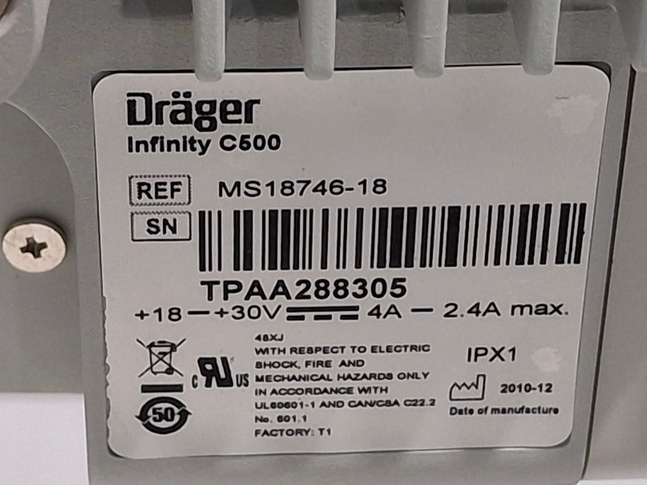 Draeger Medical Babylog VN500 Ventilator