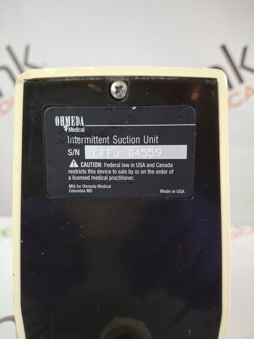 Ohmeda Medical Ohmeda Medical 200 Intermittent Suction Unit Respiratory reLink Online