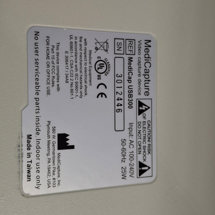 MediCapture MediCap USB300 Video Capture Device