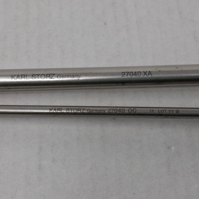 Karl Storz 26040SL, 27040OC, & 27040XA Resectoscope Sheaths and Obturator