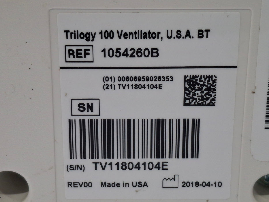 Philips Trilogy 100 Portable Ventilator