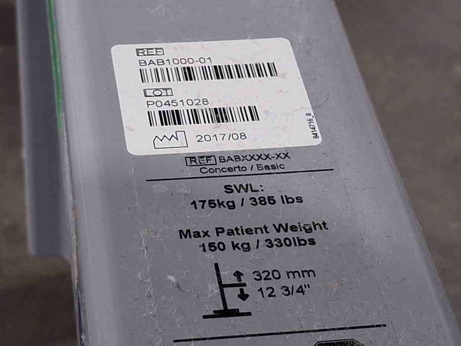 Arjo Concerto Shower Trolley