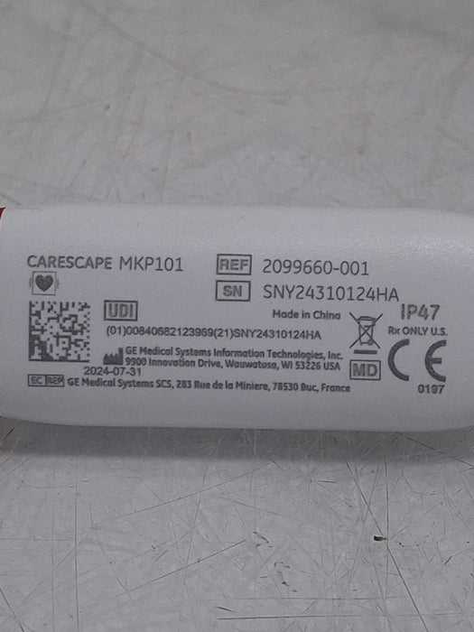 GE Healthcare Carescape MKP101 2099660-001 Pressure Parameter