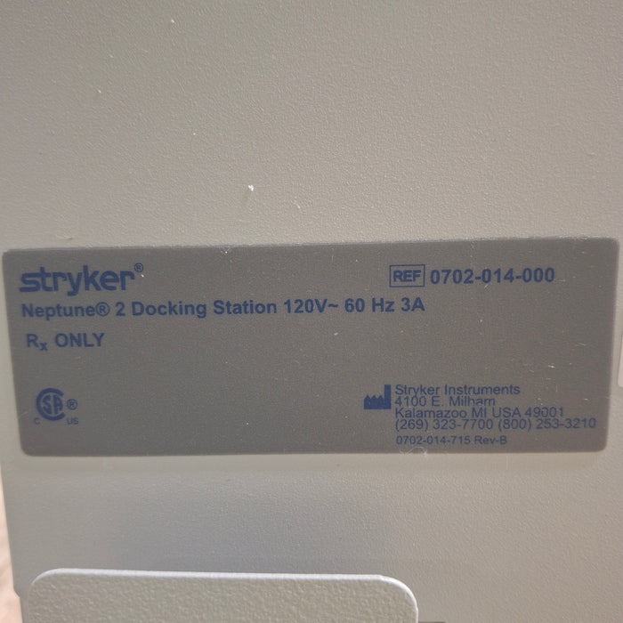 Stryker Neptune 2 Docking Station