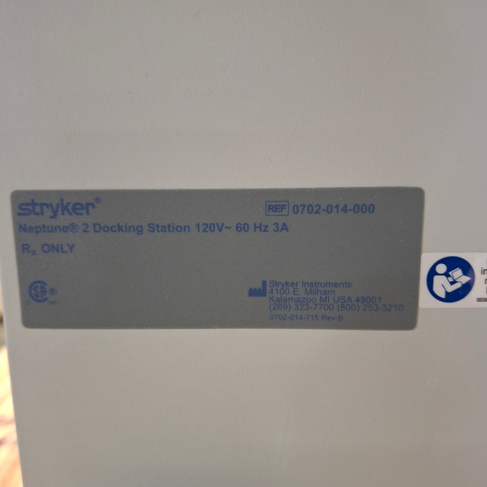 Stryker Neptune 2 Docking Station