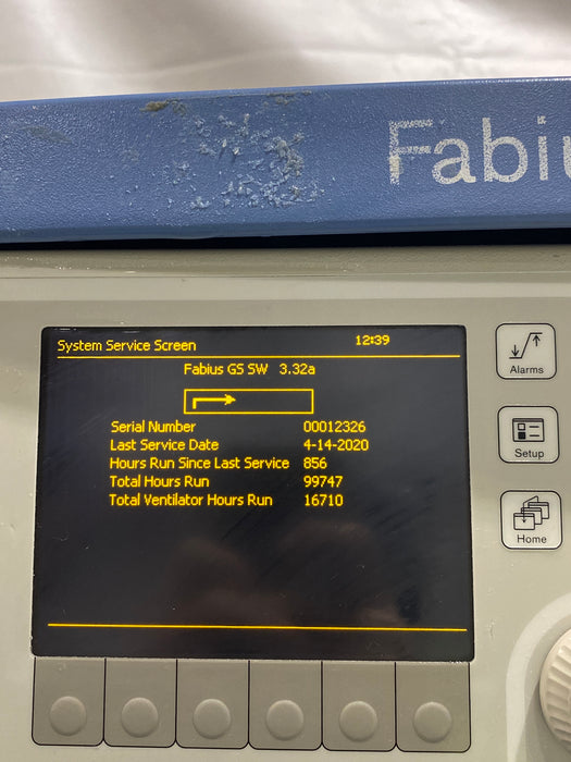 Draeger Medical Fabius GS Anesthesia Machine