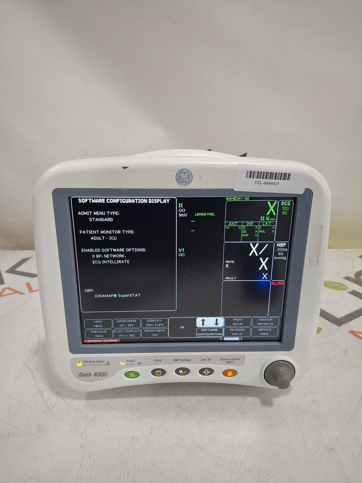GE Healthcare Dash 4000 - Masimo SpO2 Patient Monitor