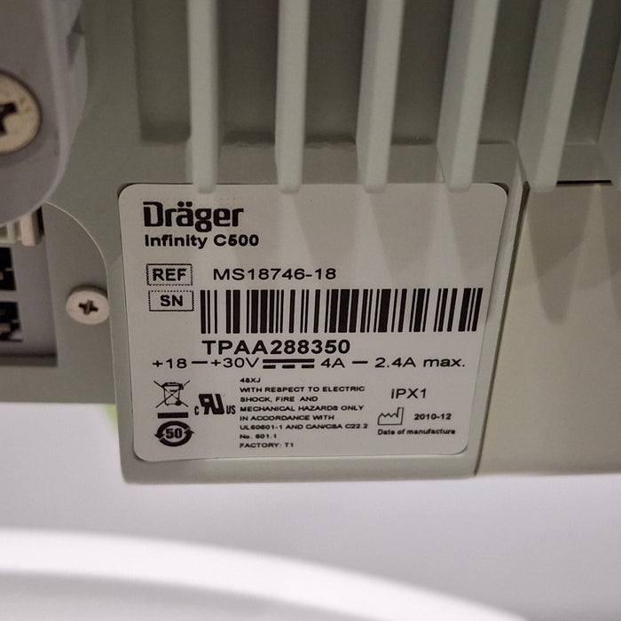 Draeger Medical Babylog VN500 Ventilator