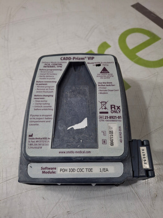 Smiths Medical CADD Prizm VIP Ambulatory Infusion Pump