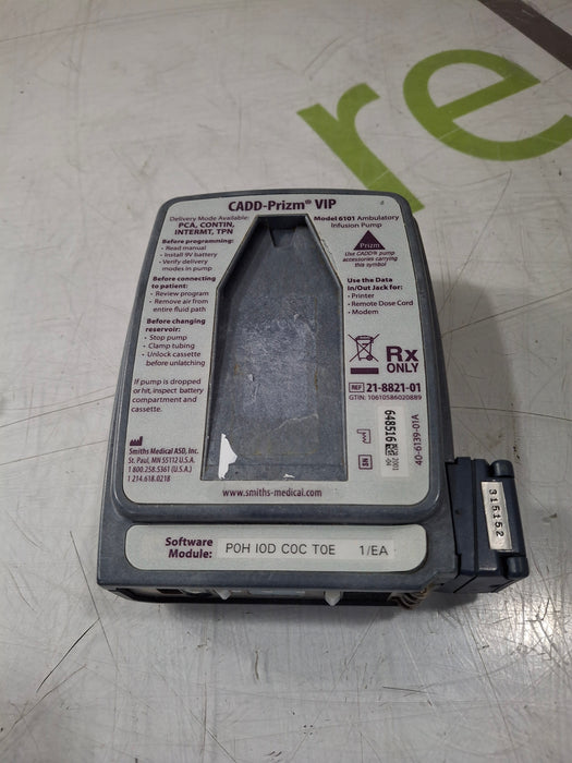 Smiths Medical CADD Prizm VIP Ambulatory Infusion Pump