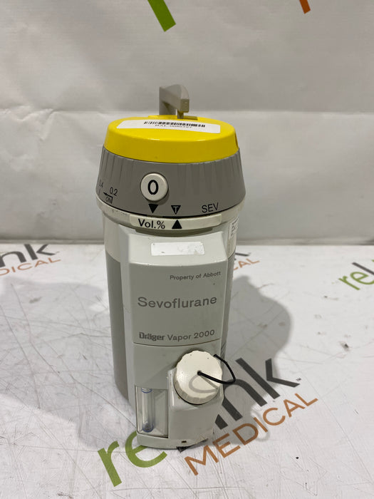 Draeger Medical Vapor 2000 Sevoflurane Vaporizer