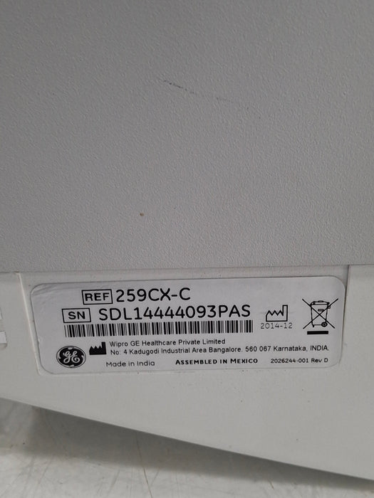 GE Healthcare Corometrics 250cx Series Model 259cx Fetal Monitor