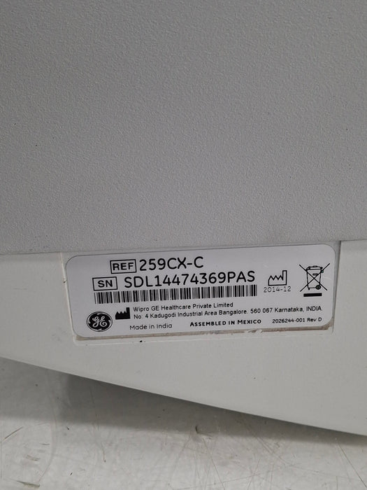 GE Healthcare Corometrics 250cx Series Model 259cx Fetal Monitor