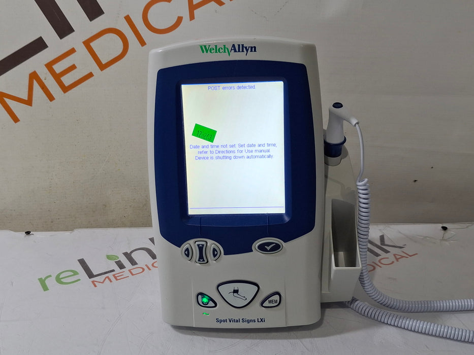 Welch Allyn Spot LXi - NIBP, SureTemp Plus Vital Signs Monitor
